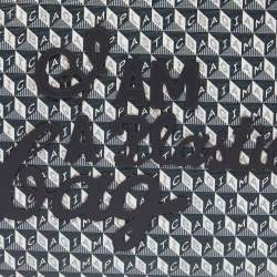 Anya Hindmarch Grey/Black Coated Canvas 'I AM A PLASTIC BAG" Laptop Case