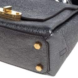 Anya Hindmarch Metallic Leather Small Dragonfly Bathurst Top Handle Bag