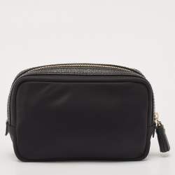 Anya Hindmarch Black Nylon Girlie Cosmetic Pouch