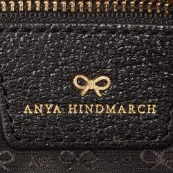 Anya Hindmarch Black Nylon Girlie Cosmetic Pouch