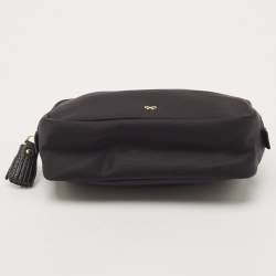 Anya Hindmarch Black Nylon Girlie Cosmetic Pouch