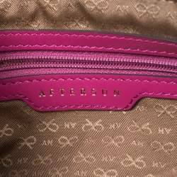 Pre Owned Anya Hindmarch Pink Nylon Suncream Pouch