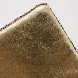 Anya Hindmarch Multicolor Glitter Valorie Clutch