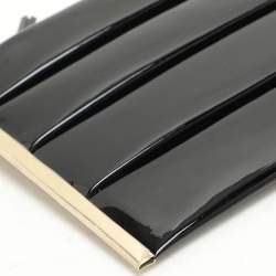 Anya Hindmarch Black Patent Leather Clutch