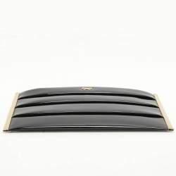 Anya Hindmarch Black Patent Leather Clutch