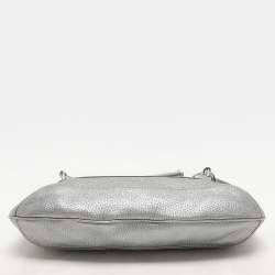 Anya Hindmarch Silver Leather Shoulder Bag