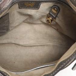 Anya Hindmarch Silver Leather Shoulder Bag