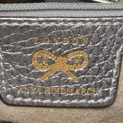 Anya Hindmarch Silver Leather Shoulder Bag