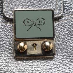 Anya Hindmarch Silver Leather Shoulder Bag