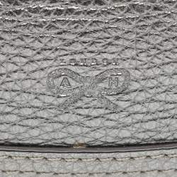 Anya Hindmarch Silver Leather Shoulder Bag