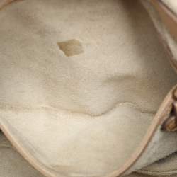 Anya Hindmarch Beige Leather Studded Flap Top Handle Bag