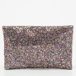 Pre Owned Anya Hindmarch Multicolor Glitter Valorie Clutch