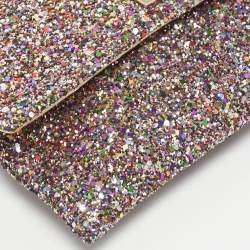 Pre Owned Anya Hindmarch Multicolor Glitter Valorie Clutch