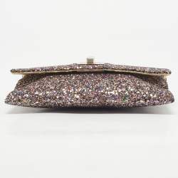Pre Owned Anya Hindmarch Multicolor Glitter Valorie Clutch