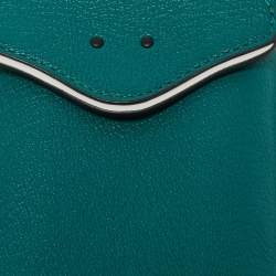 Pre Owned Anya Hindmarch x Net Sustain Green Leather Frog Phone Crossbody Bag