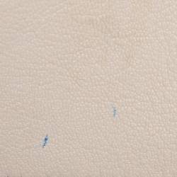 Pre Owned Anya Hindmarch Cream Woven Leather Neeson Tote