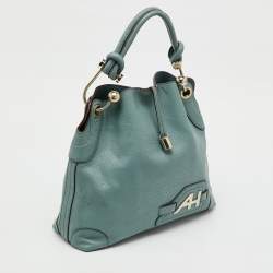 Pre Owned Anya Hindmarch Blue Leather Elrod Hobo