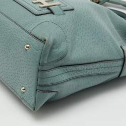 Pre Owned Anya Hindmarch Blue Leather Elrod Hobo