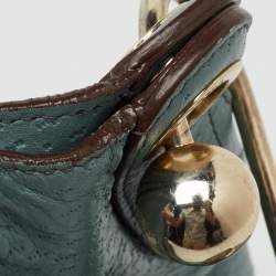 Pre Owned Anya Hindmarch Blue Leather Elrod Hobo