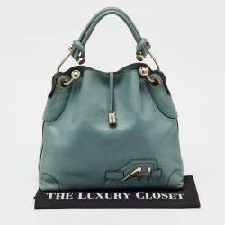 Pre Owned Anya Hindmarch Blue Leather Elrod Hobo