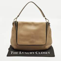 مملوكة مسبقًا حقيبة هوبو أنا هيندمارش ماكسي جلد بني بسحاب