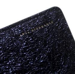 Pre Owned Anya Hindmarch Metallic Multicolor Ceramic Effect Patent Leather Continental Wallet