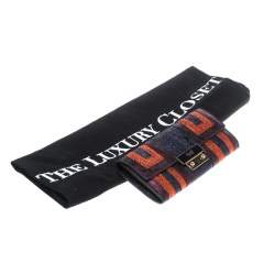 Pre Owned Anya Hindmarch Metallic Multicolor Ceramic Effect Patent Leather Continental Wallet