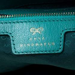 Pre Owned Anya Hindmarch Green Leather Ebury Soft Tote