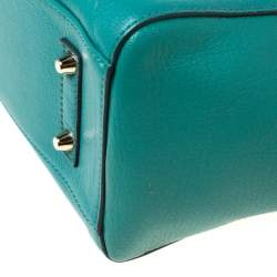 Pre Owned Anya Hindmarch Green Leather Ebury Soft Tote