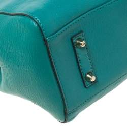 Pre Owned Anya Hindmarch Green Leather Ebury Soft Tote