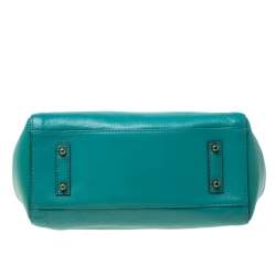 Pre Owned Anya Hindmarch Green Leather Ebury Soft Tote