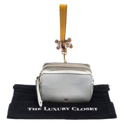 Anya Hindmarch Multicolor Leather Stack Multi Compartment Wrislet Clutch 