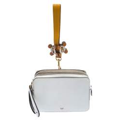 Anya Hindmarch Multicolor Leather Stack Multi Compartment Wrislet Clutch 
