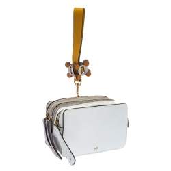 Anya Hindmarch Multicolor Leather Stack Multi Compartment Wrislet Clutch 