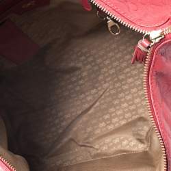 Pre Owned Anya Hindmarch Red Leather Tassel Tote