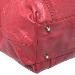 Pre Owned Anya Hindmarch Red Leather Tassel Tote