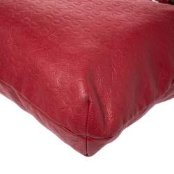 Pre Owned Anya Hindmarch Red Leather Tassel Tote