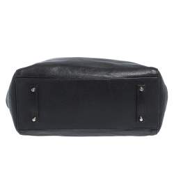 Pre Owned Anya Hindmarch Black Leather Ebury Soft Tote