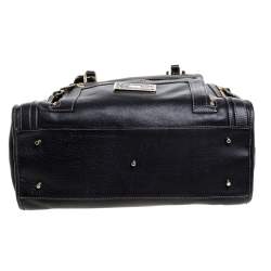 Pre Owned Anya Hindmarch Black Leather Shirley Satchel
