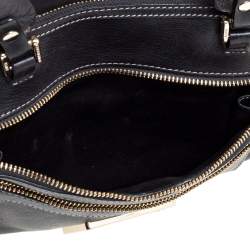 Pre Owned Anya Hindmarch Black Leather Shirley Satchel