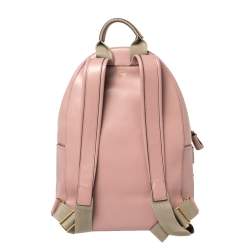 Pre Owned Anya Hindmarch Pink Leather Eyes Backpack 