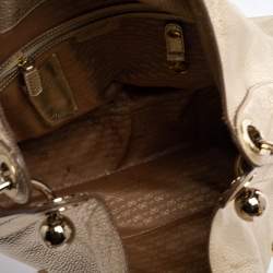 Pre Owned Anya Hindmarch Gold Leather Elrod Hobo