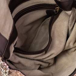 Pre Owned Anya Hindmarch Bronze Python Shoulder Bag