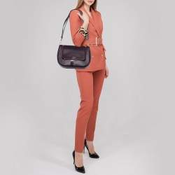 Pre Owned Anya Hindmarch Burgundy Leather Vere Satchel