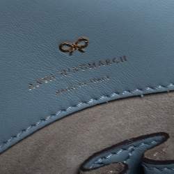Pre Owned Anya Hindmarch Burgundy Leather Vere Satchel