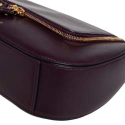 Pre Owned Anya Hindmarch Burgundy Leather Vere Satchel