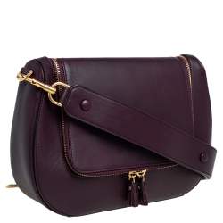 Pre Owned Anya Hindmarch Burgundy Leather Vere Satchel