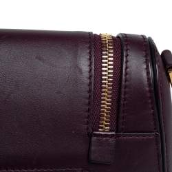 Pre Owned Anya Hindmarch Burgundy Leather Vere Satchel