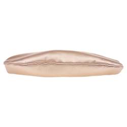 Pre Owned Anya Hindmarch Peach Satin Kisslock Clutch