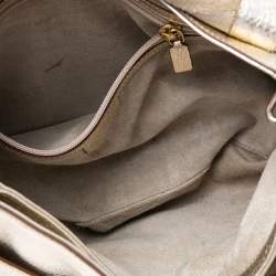 Pre Owned Anya Hindmarch Gold Leather Satchel